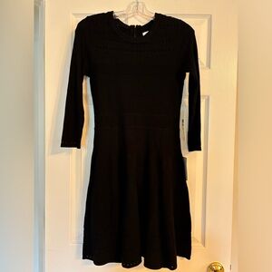 Women’s black Eliza J sweater dress. Brand new never worn with tag!